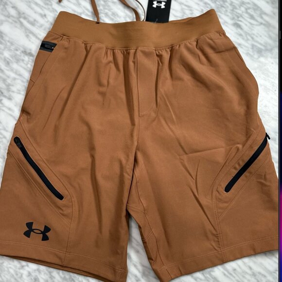 Under Armour Men's UA Unstoppable Cargo Shorts Tundra Medium 1374765-253 NEW - Picture 1 of 14